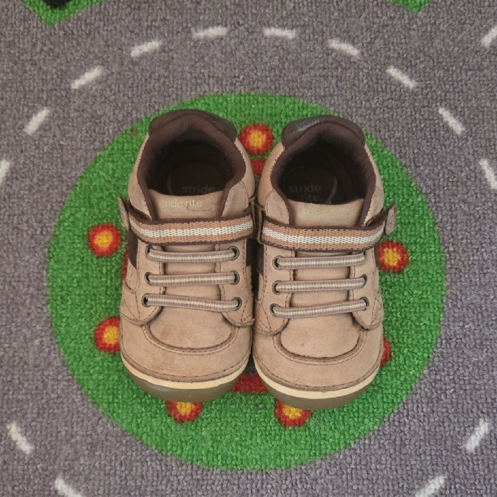 Stride Rite Tan Kids Shoes